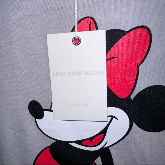 Disney X Love Your Melon Minnie Mouse Long Sleeve T Shirt Size Medium NEW - Picture 3 of 7